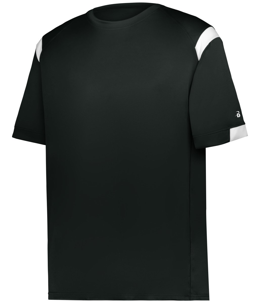 Augusta Sportswear YOUTH ON THE RISE TEE 225100Y BLACK/WHITE (BA) XXS