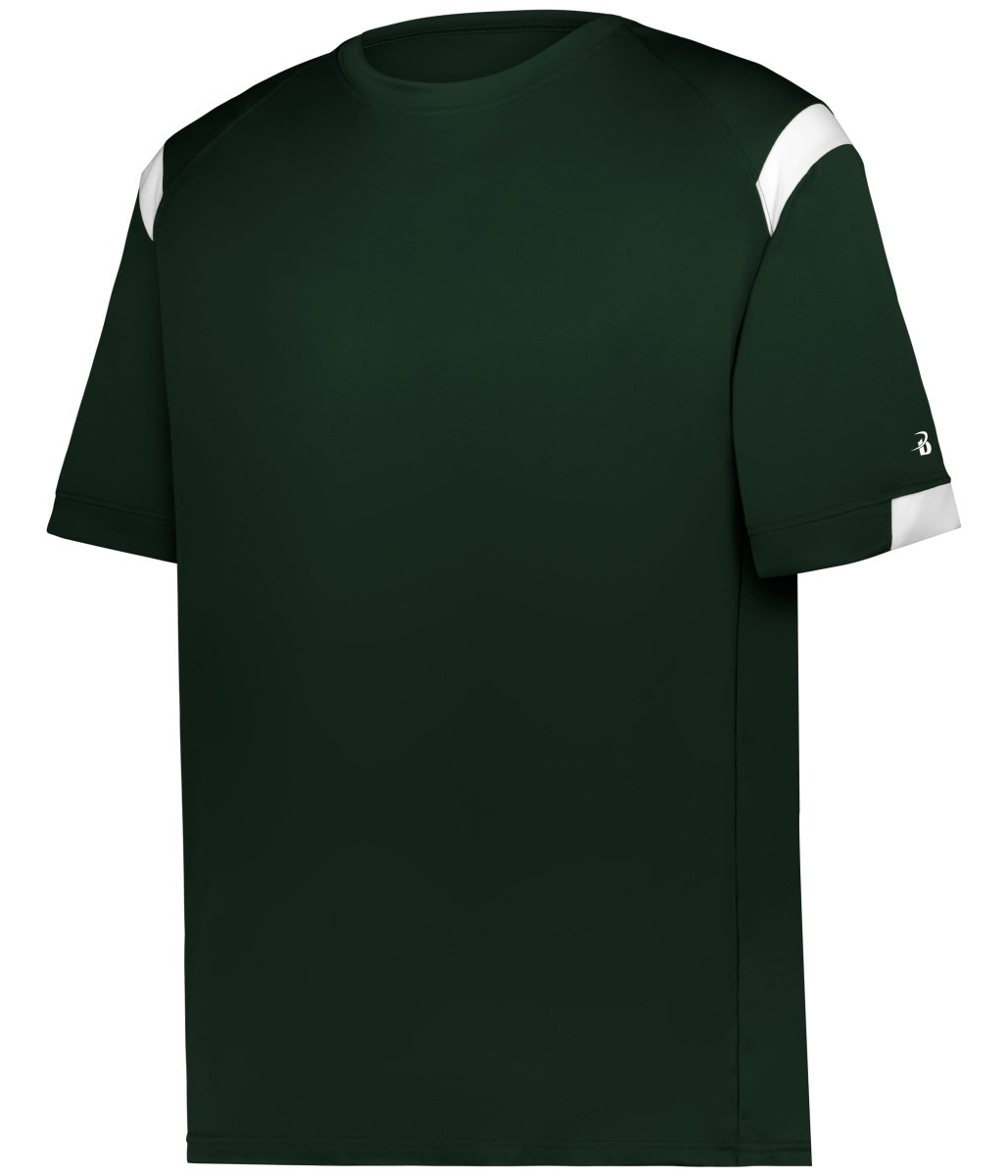 Augusta Sportswear YOUTH ON THE RISE TEE 225100Y FOREST/WHITE (BA) XXS