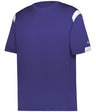 Augusta Sportswear YOUTH ON THE RISE TEE 225100Y PURPLE/WHITE (BA) XXS