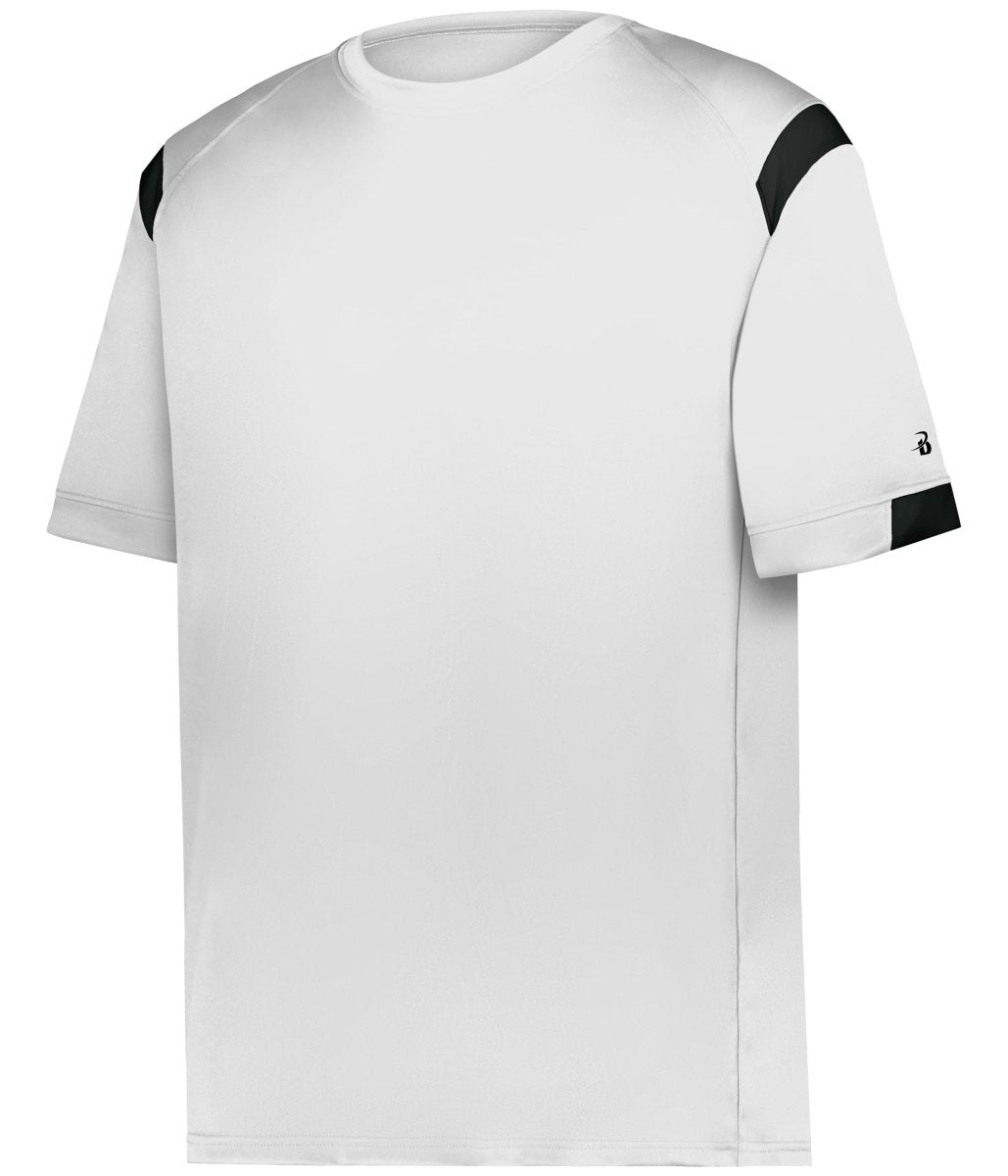 Augusta Sportswear YOUTH ON THE RISE TEE 225100Y WHITE/BLACK (BA) XXS