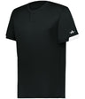 Augusta Sportswear YOUTH ON THE RISE TWO - BUTTON BASEBALL JERSEY 295000 BLACK/WHITE (BA) S