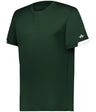 Augusta Sportswear YOUTH ON THE RISE TWO - BUTTON BASEBALL JERSEY 295000 FOREST/WHITE (BA) S
