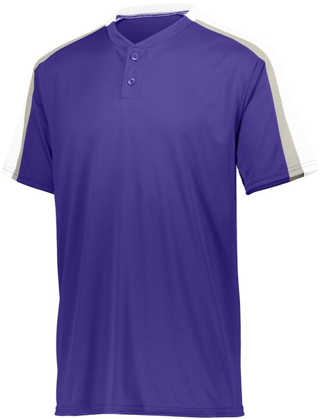 Augusta Sportswear Youth Power Plus Jersey 2.0 1558 PURPLE/WHITE/SILVER GREY S