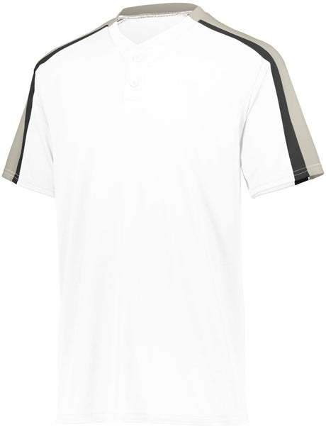 Augusta Sportswear Youth Power Plus Jersey 2.0 1558 WHITE/SILVER GREY/BLACK S