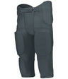 Augusta Sportswear YOUTH POWER SPANDEX INTEGRATED FOOTBALL PANT 689SY CHARCOAL SOLID (BA) S
