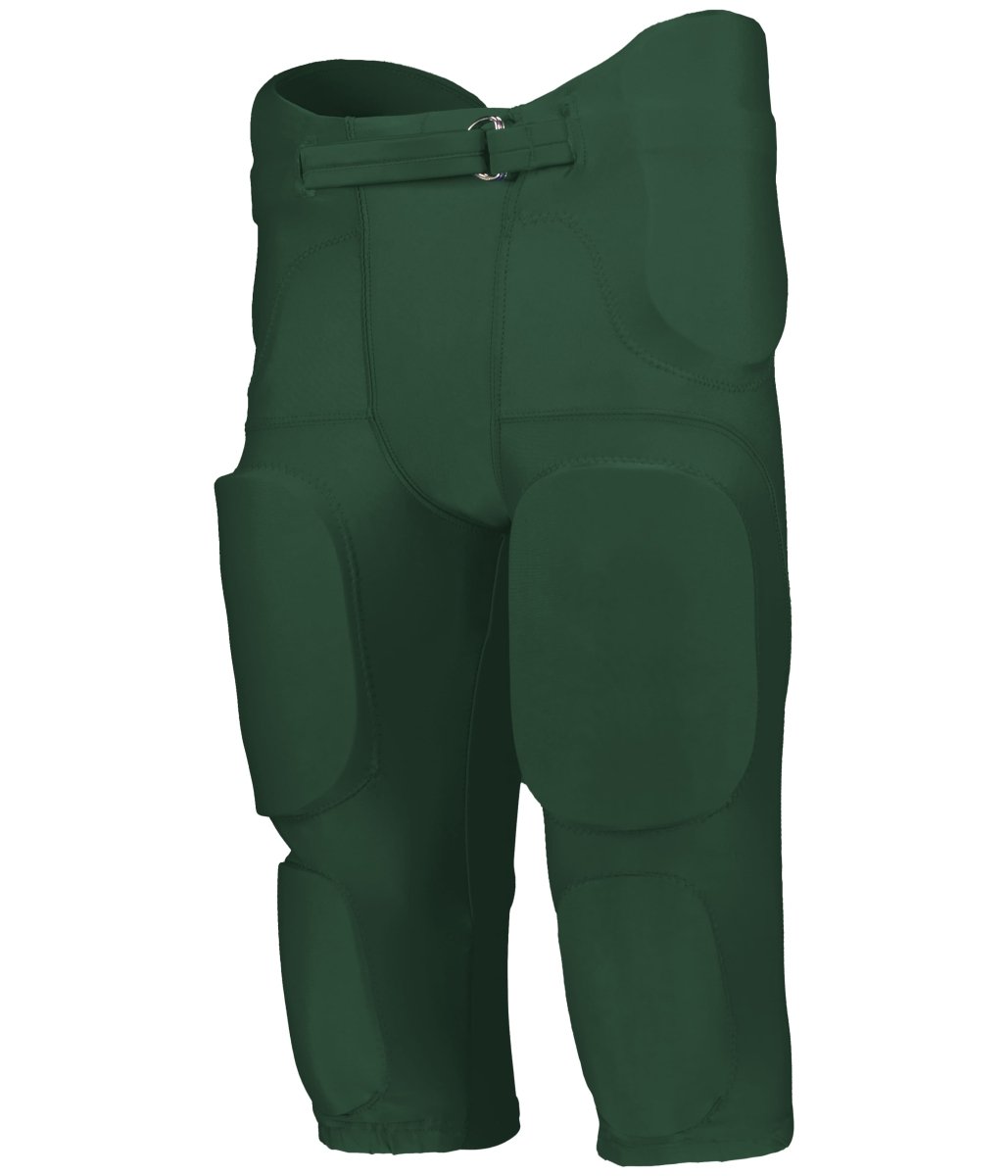 Augusta Sportswear YOUTH POWER SPANDEX INTEGRATED FOOTBALL PANT 689SY FOREST (BA) S