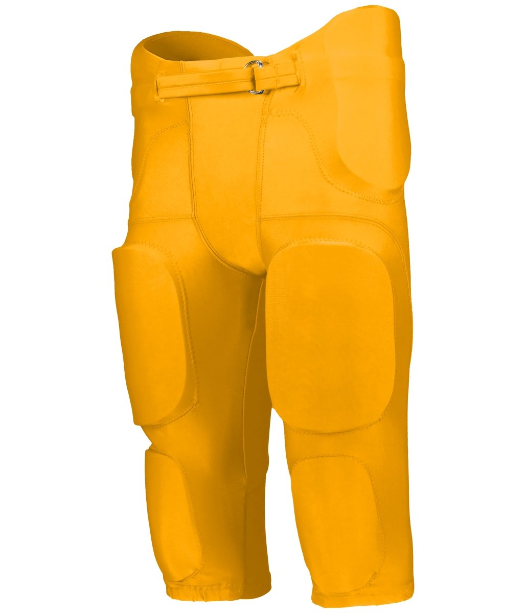 Augusta Sportswear YOUTH POWER SPANDEX INTEGRATED FOOTBALL PANT 689SY GOLD S