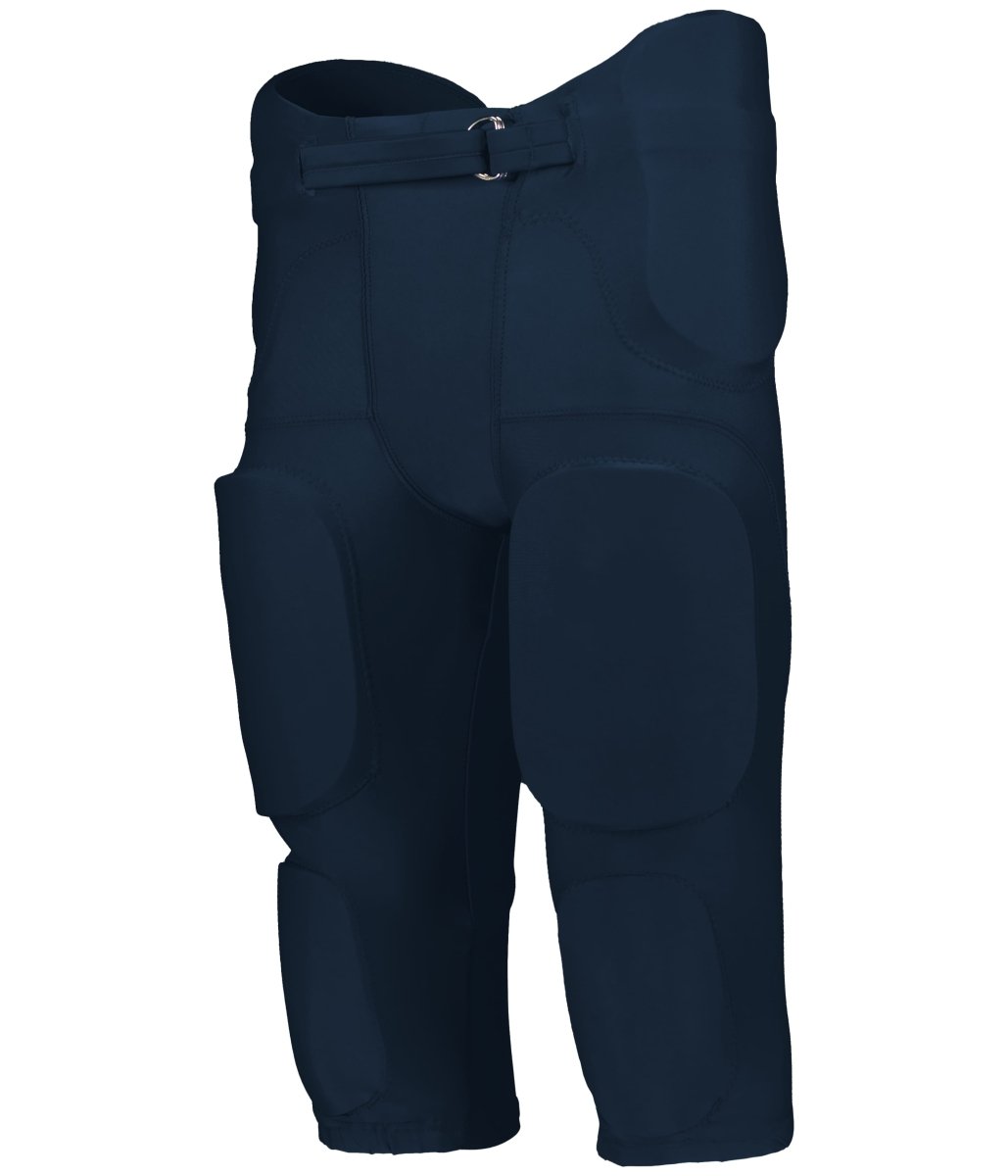 Augusta Sportswear YOUTH POWER SPANDEX INTEGRATED FOOTBALL PANT 689SY NAVY (BA) S