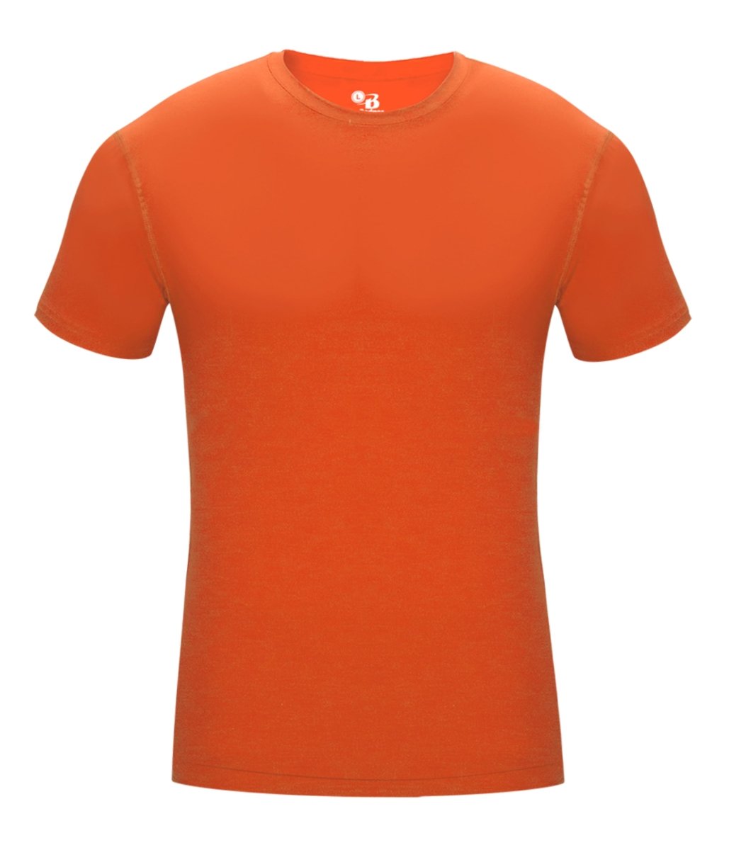 Augusta Sportswear YOUTH PRO COMPRESSION CREW 262100 BURNT ORANGE (BA) S