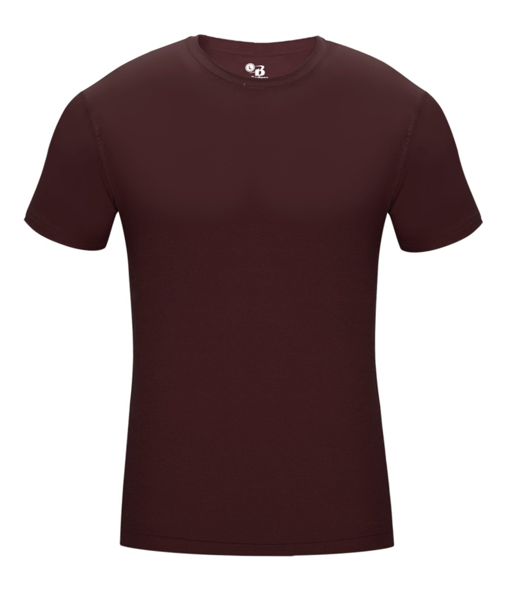 Augusta Sportswear YOUTH PRO COMPRESSION CREW 262100 MAROON (BA) S