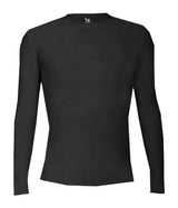 Augusta Sportswear YOUTH PRO COMPRESSION LONG SLEEVE CREW 260500 BLACK S