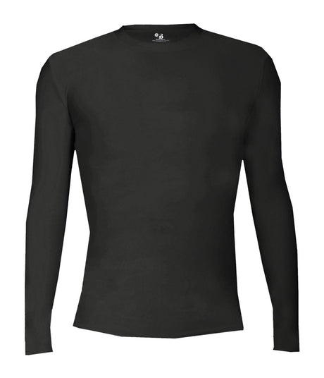 Augusta Sportswear YOUTH PRO COMPRESSION LONG SLEEVE CREW 260500 BLACK S