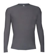 Augusta Sportswear YOUTH PRO COMPRESSION LONG SLEEVE CREW 260500 GRAPHITE (BA) S