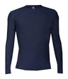Augusta Sportswear YOUTH PRO COMPRESSION LONG SLEEVE CREW 260500 NAVY (BA) S