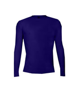 Augusta Sportswear YOUTH PRO COMPRESSION LONG SLEEVE CREW 260500 PURPLE (BA) S