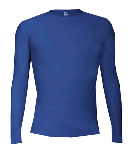 Augusta Sportswear YOUTH PRO COMPRESSION LONG SLEEVE CREW 260500 ROYAL (BA) S