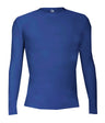 Augusta Sportswear YOUTH PRO COMPRESSION LONG SLEEVE CREW 260500 ROYAL (BA) S
