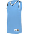Augusta Sportswear YOUTH RETRO BASKETBALL JERSEY - Augusta Sportswear A53000 COL BL/BLACK/WHITE (BA) S