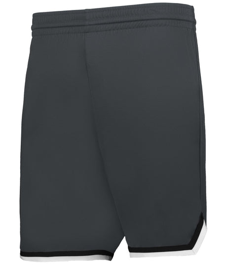 Augusta Sportswear YOUTH RETRO BASKETBALL SHORTS - Augusta Sportswear A54000 GRAPHITE/BLACK/WHITE (BA) S