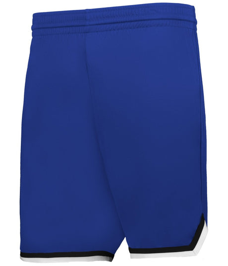 Augusta Sportswear YOUTH RETRO BASKETBALL SHORTS - Augusta Sportswear A54000 ROYAL/BLACK/WHITE (BA) S