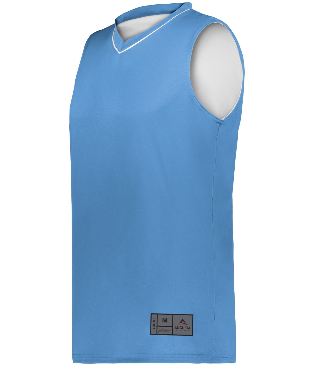 Augusta Sportswear Youth Reversible Two - Color Jersey 153 COLUMBIA BLUE/WHITE S