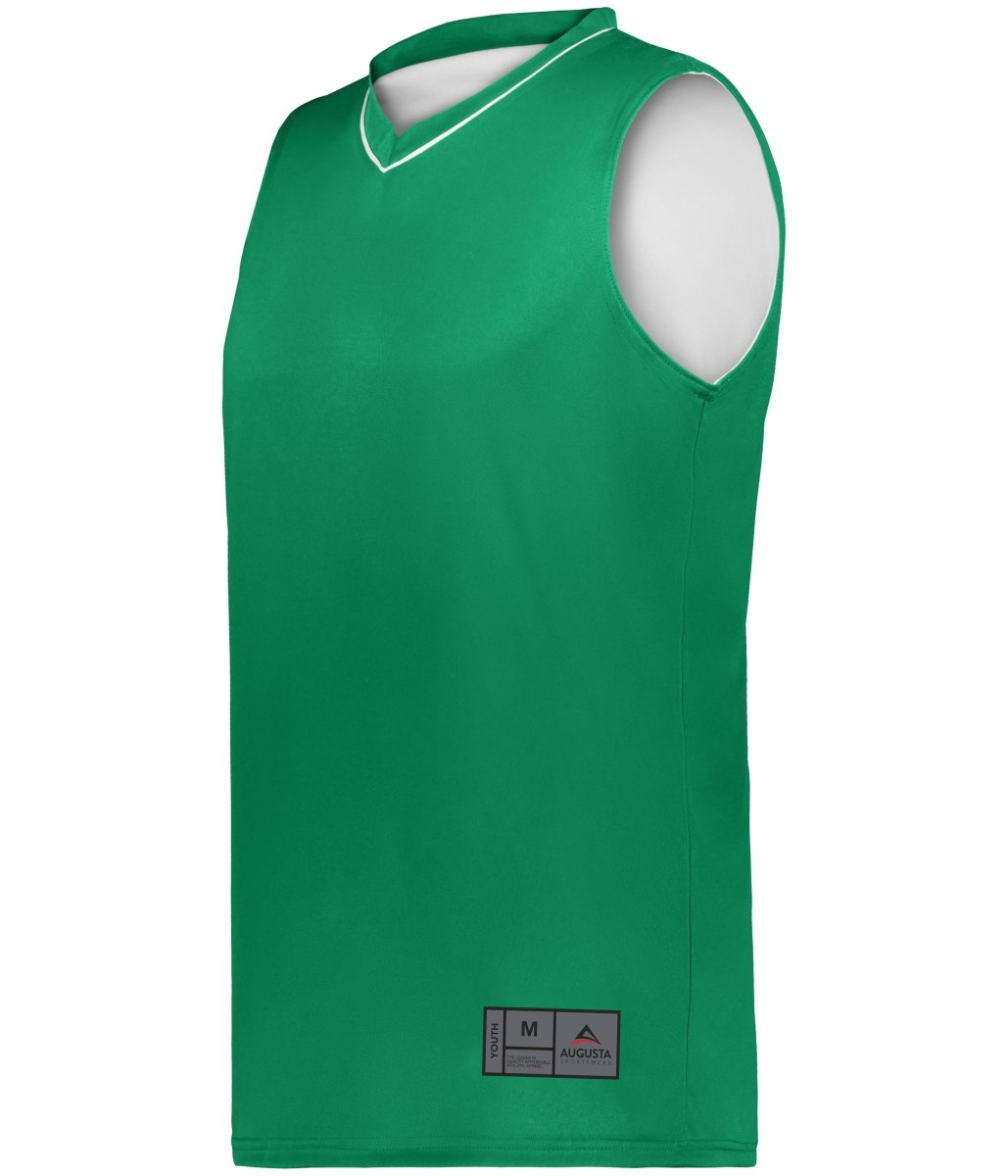 Augusta Sportswear Youth Reversible Two - Color Jersey 153 KELLY/WHITE S