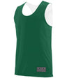Augusta Sportswear Youth Reversible Wicking Jersey 149 DARK GREEN/WHITE S