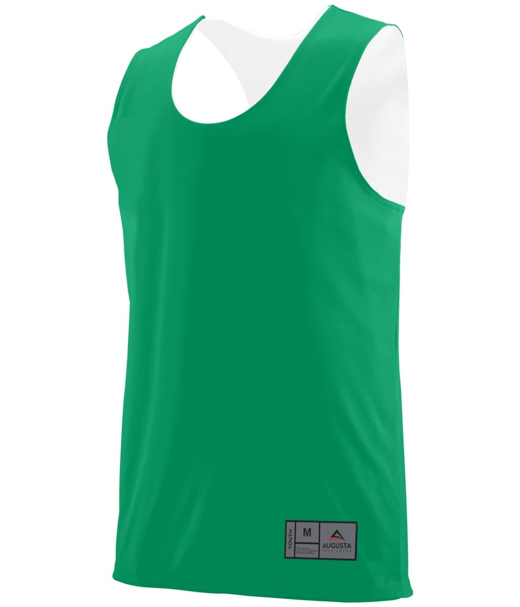 Augusta Sportswear Youth Reversible Wicking Jersey 149 KELLY/WHITE S