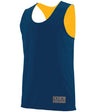 Augusta Sportswear Youth Reversible Wicking Jersey 149 NAVY/GOLD S
