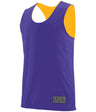 Augusta Sportswear Youth Reversible Wicking Jersey 149 PURPLE/GOLD S