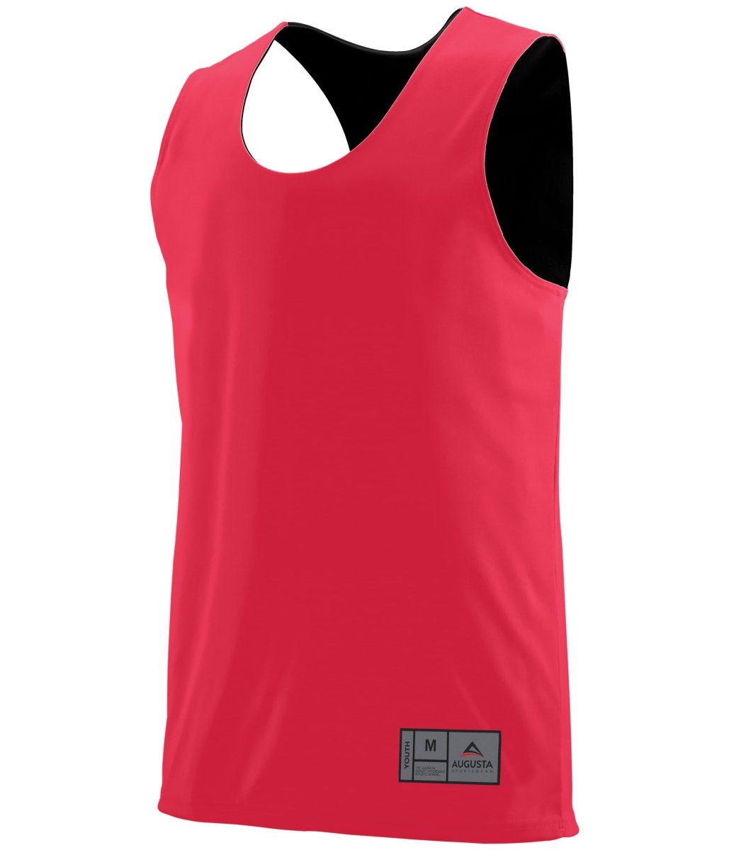 Augusta Sportswear Youth Reversible Wicking Jersey 149 RED/BLACK S
