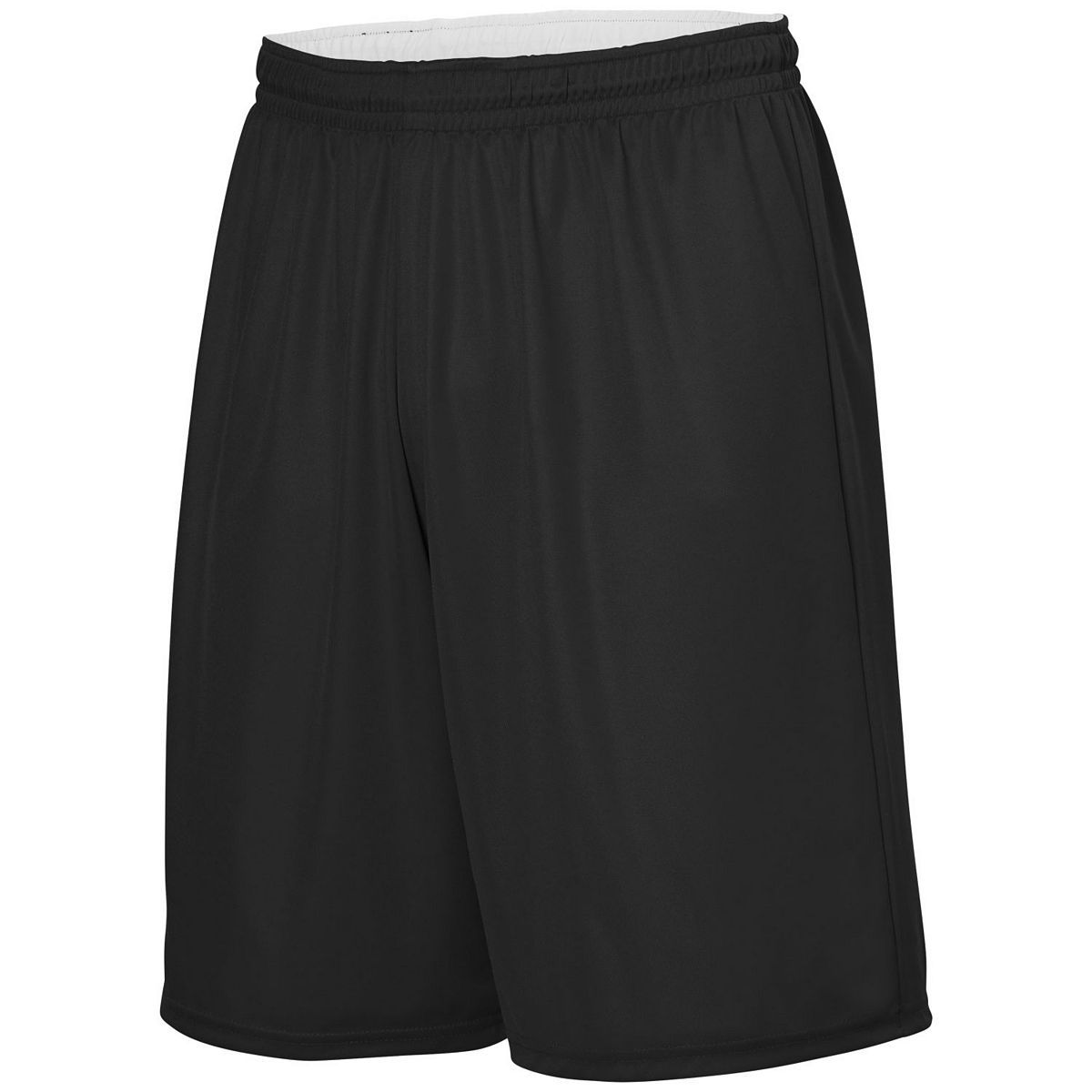 Augusta Sportswear Youth Reversible Wicking Shorts 1407 BLACK/WHITE S