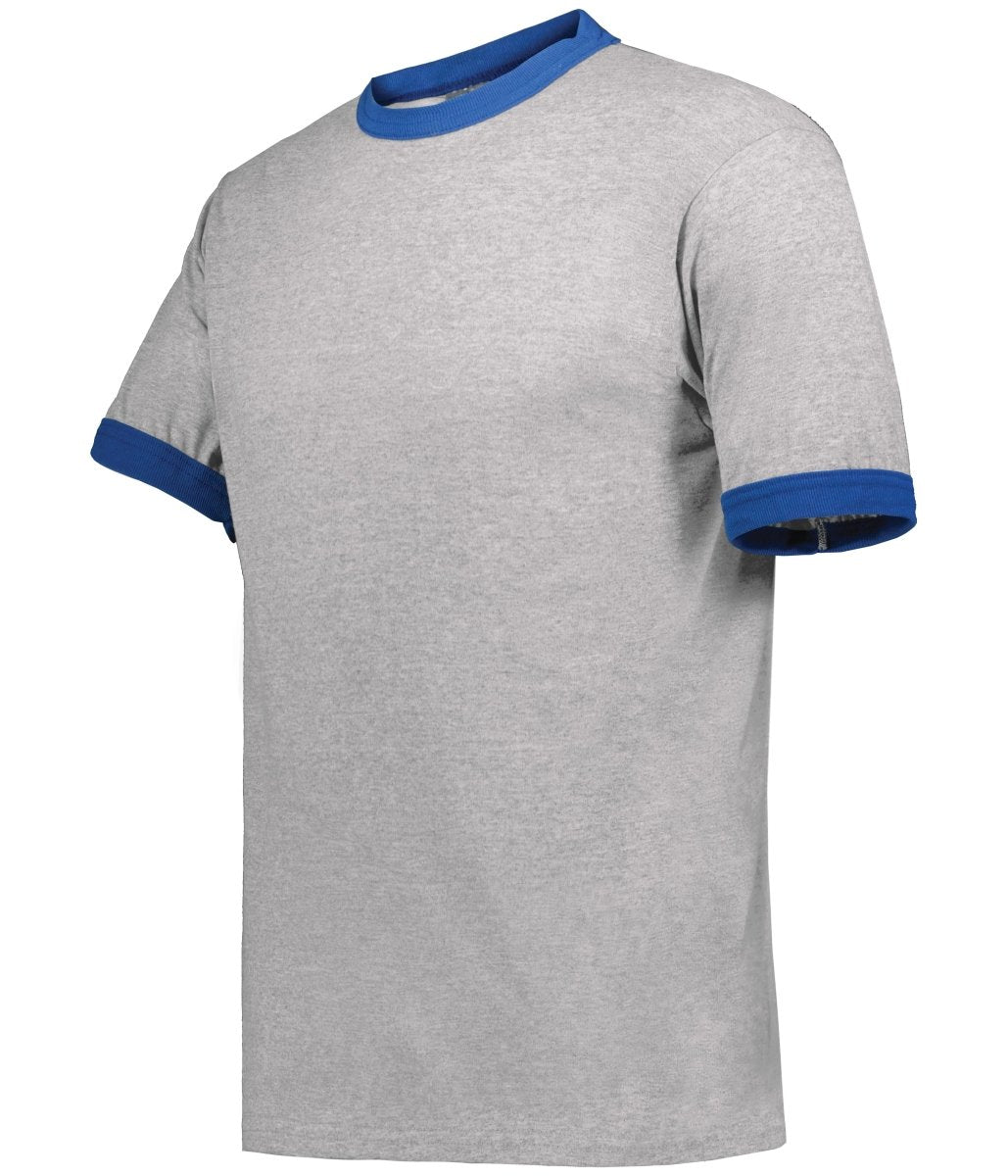 Augusta Sportswear Youth Ringer T-Shirt - Augusta Sportswear 711 ATHLETIC HEATHER/ROYAL S