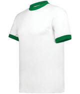 Augusta Sportswear Youth Ringer T-Shirt - Augusta Sportswear 711 WHITE/KELLY S