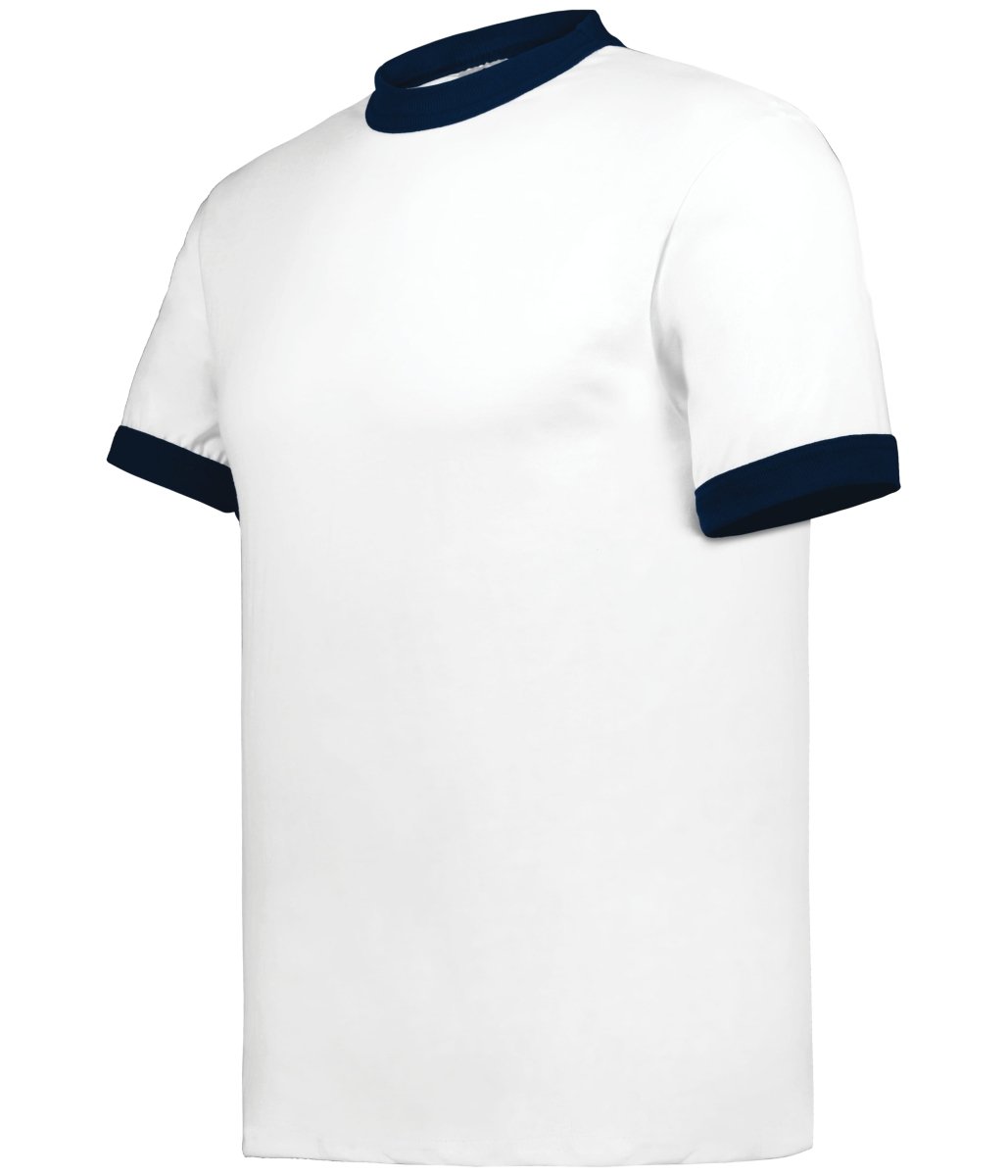 Augusta Sportswear Youth Ringer T-Shirt - Augusta Sportswear 711 WHITE/NAVY S
