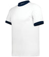 Augusta Sportswear Youth Ringer T-Shirt - Augusta Sportswear 711 WHITE/NAVY S