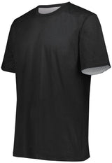Augusta Sportswear Youth Short Sleeve Mesh Reversible Jersey 1603 BLACK/WHITE XXS