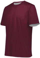 Augusta Sportswear Youth Short Sleeve Mesh Reversible Jersey 1603 MAROON/WHITE XXS