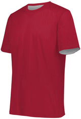 Augusta Sportswear Youth Short Sleeve Mesh Reversible Jersey 1603 SCARLET/WHITE XXS