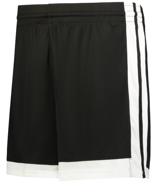 Augusta Sportswear YOUTH SINGLE - PLY BASKETBALL SHORTS 5385PY BLACK/WHITE (BA) S