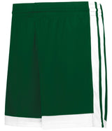 Augusta Sportswear YOUTH SINGLE - PLY BASKETBALL SHORTS 5385PY FOREST/WHITE (BA) S