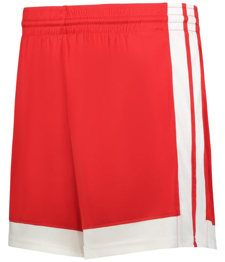 Augusta Sportswear YOUTH SINGLE - PLY BASKETBALL SHORTS 5385PY RED/WHITE (BA) S