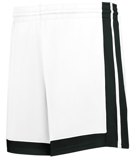 Augusta Sportswear YOUTH SINGLE - PLY BASKETBALL SHORTS 5385PY WHITE/BLACK (BA) S