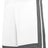 Augusta Sportswear YOUTH SINGLE - PLY BASKETBALL SHORTS 5385PY WHITE/CHARCOAL SOLID (BA) S