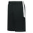 Augusta Sportswear YOUTH SINGLE - PLY REVERSIBLE BASKETBALL SHORTS 589PSPY BLACK/WHITE (BA) S