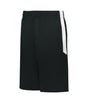 Augusta Sportswear YOUTH SINGLE - PLY REVERSIBLE BASKETBALL SHORTS 589PSPY BLACK/WHITE (BA) S