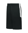 Augusta Sportswear YOUTH SINGLE - PLY REVERSIBLE BASKETBALL SHORTS 589PSPY BLACK/WHITE (BA) S