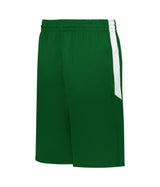 Augusta Sportswear YOUTH SINGLE - PLY REVERSIBLE BASKETBALL SHORTS 589PSPY KELLY/WHITE (BA) S