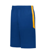 Augusta Sportswear YOUTH SINGLE - PLY REVERSIBLE BASKETBALL SHORTS 589PSPY ROYAL/GOLD (BA) S