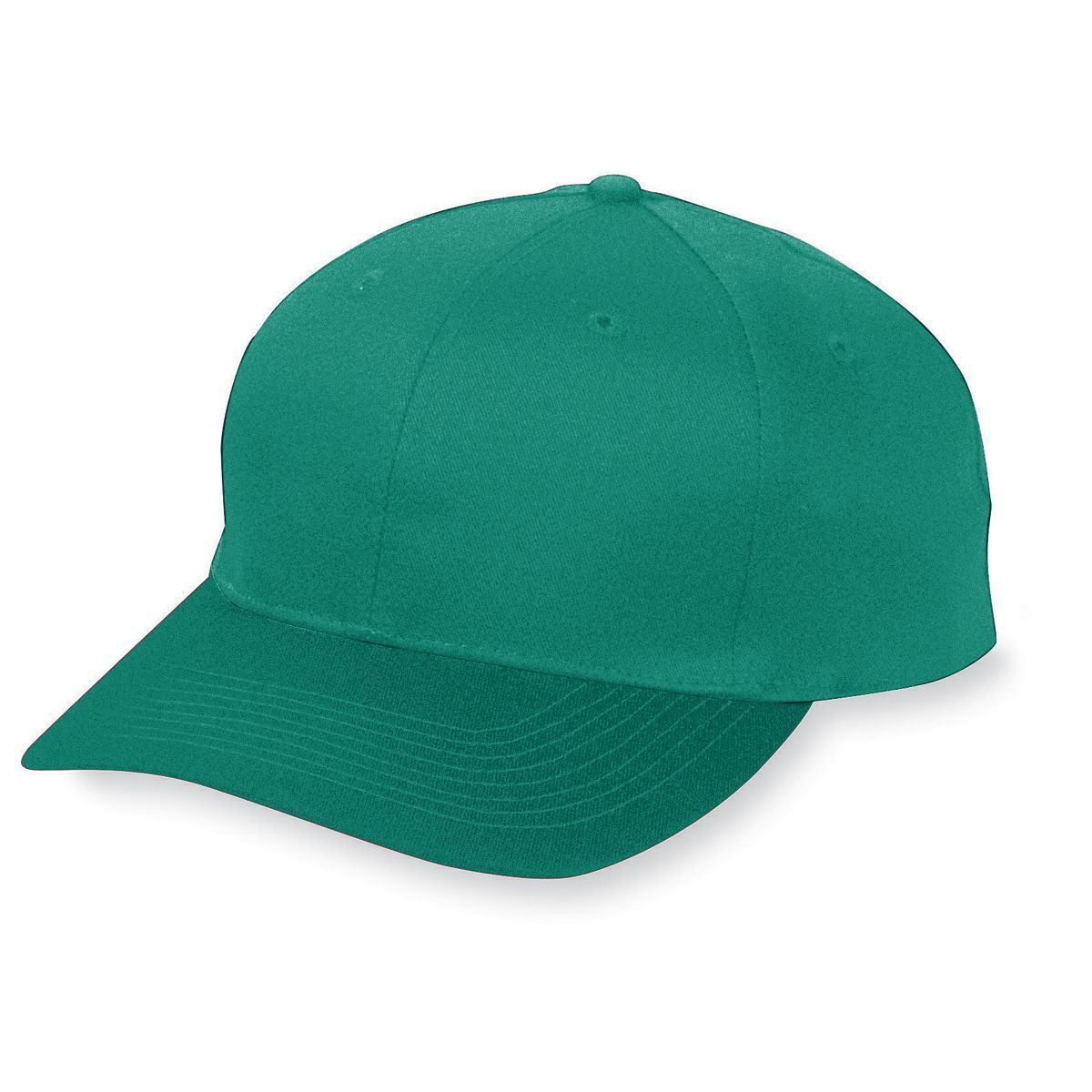 Augusta Sportswear Youth Six - Panel Cotton Twill Low - Profile Cap 6206 DARK GREEN OS